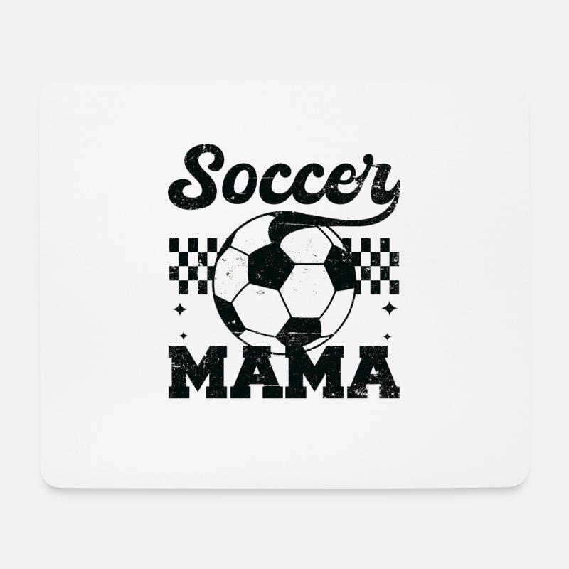 Fußball Mama Verzweifelt Muttertag Mama - Mousepad (Querformat) - Weiß