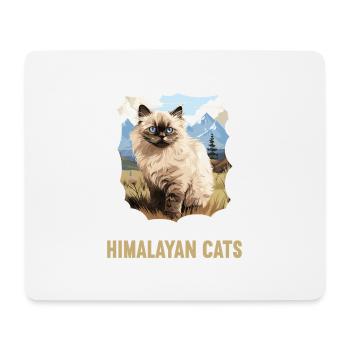 Chat de l’Himalaya Colourpoint Katze - Tapis de souris (format paysage) - blanc - Devant