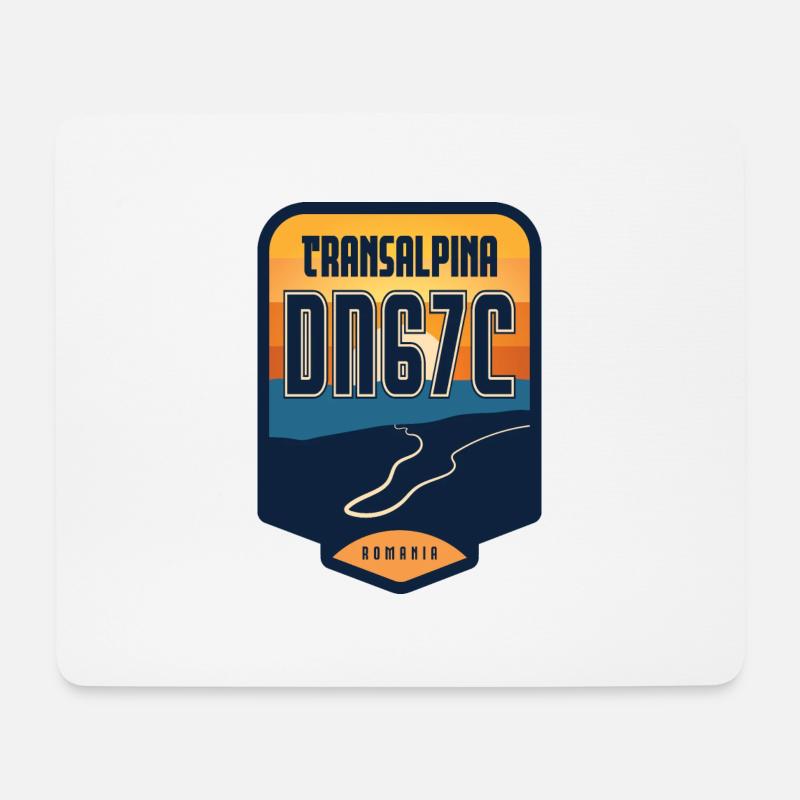 Transalpina - DN67C, Rumänien - Mousepad (Querformat) - Weiß