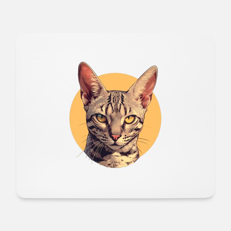 Ocicat Kätzchen Ocicat Katze - Mousepad (Querformat) - Weiß