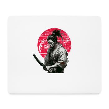Japanese Samurai Graphic Vintage - Mouse Pad (horizontal) - white - Front