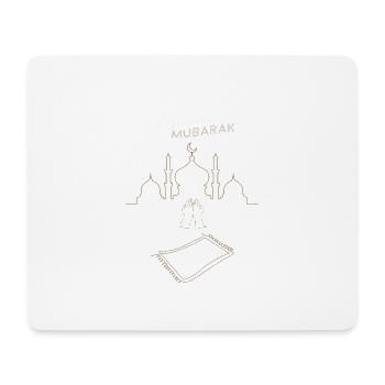 Ramadan Mubarak Pray Hands Carpet - Mouse Pad (horizontal) - white - Front