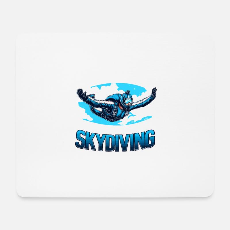 Fallschirmspringen Fallschirmspringen Fallschirmspringer Fallschirmspringer - Mousepad (Querformat) - Weiß