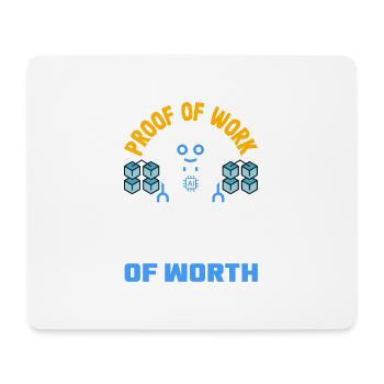 Crypto-monnaie AI et crypto passionné de Blockchain - Tapis de souris (format paysage) - blanc - Devant