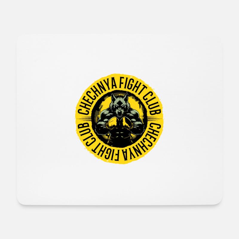 Chechen MMA Fight Club Kampfsport - Chechnya - Mousepad (Querformat) - Weiß