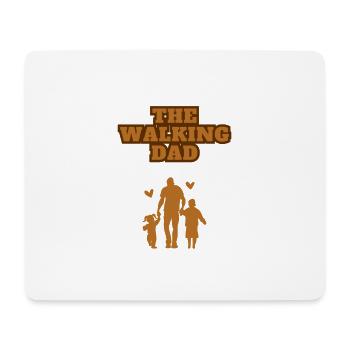 The Walking Dad 2 Kids Brown - Mousepad (Querformat) - Weiß - Vorne