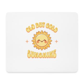 Old but Gold Sunshine Sonnenschein - Mouse Pad (horizontal) - white - Front
