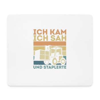 Gabelstaplerfahrer Lagerist Lagerarbeiter - Mousepad (Querformat) - Weiß - Vorne