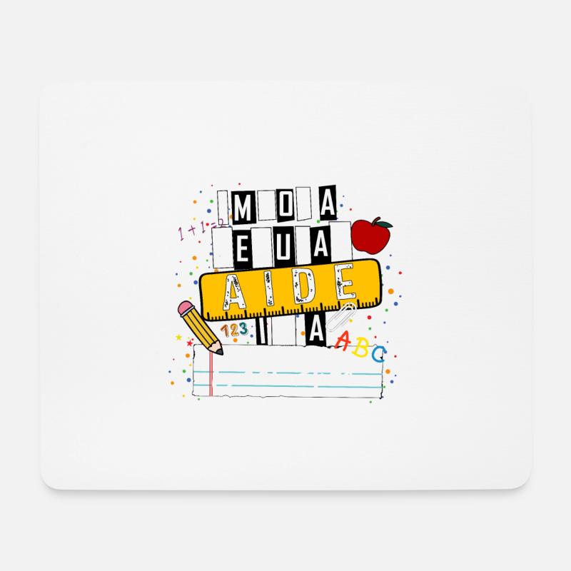 Ich bin kein normaler Helfer Ich bin ein cooler Helfer Lustig - Mousepad (Querformat) - Weiß