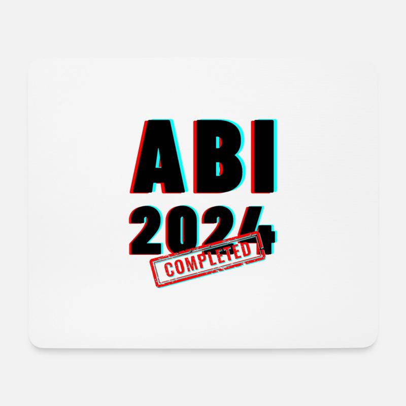 ABI 2024: Endlich frei! Das Abenteuer beginnt. - Mousepad (Querformat) - Weiß