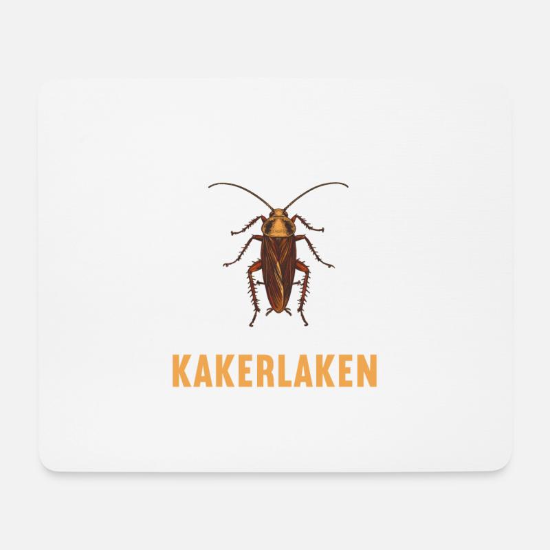 Cockroach Kakerlaken Kakerlake - Mousepad (Querformat) - Weiß