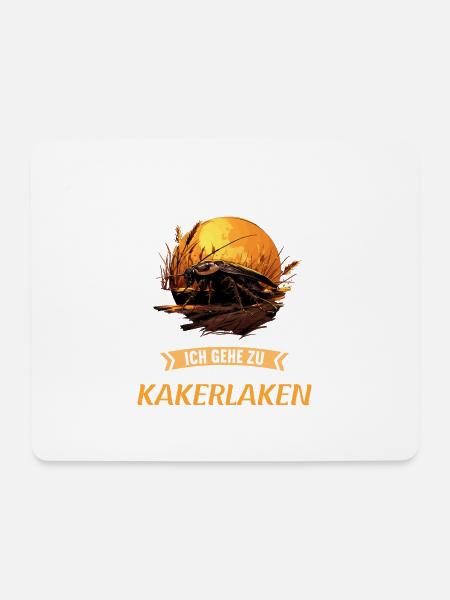 Cockroach Kakerlaken Kakerlake - Mousepad (Querformat) - Weiß