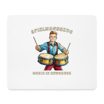 SPIELMANNSZUG MUSIK IN BEWEGUNG - Mousepad (Querformat) - Weiß - Vorne