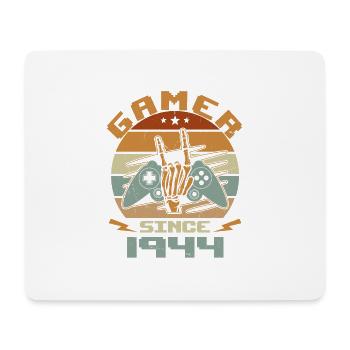 Gamer Since 1944 - Gaming Birthday Gift 1944 - Mouse Pad (horizontal) - white - Front