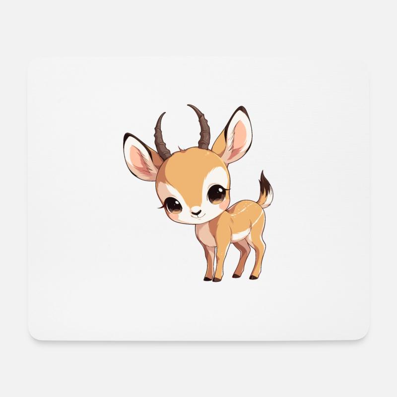 Antelope Antilopen Antilope - Mousepad (Querformat) - Weiß