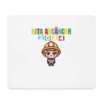 Kita Abgänger 2024 Einschulung 2024 - Mousepad (Querformat) - Weiß - Vorne