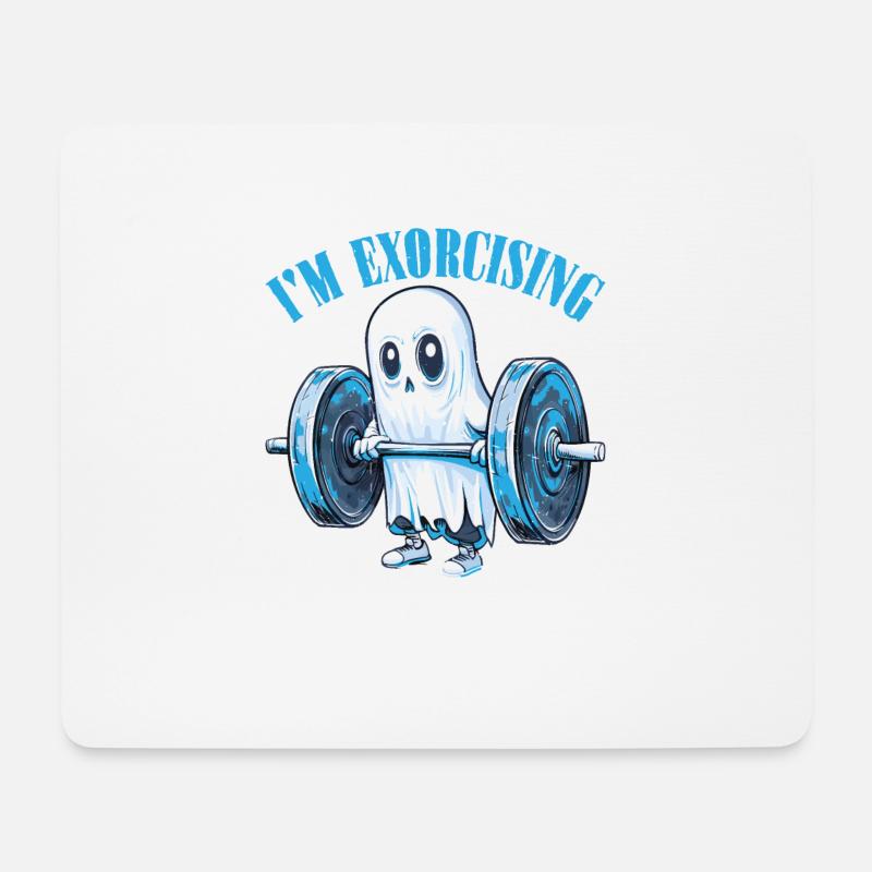 I'm Exorcising 2 - Mouse Pad (horizontal) - white