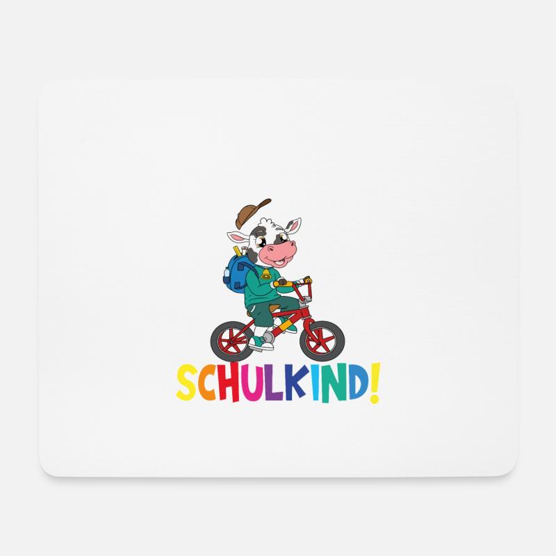 Schulkind 2024 Einschulung Schulanfang - Mousepad (Querformat) - Weiß