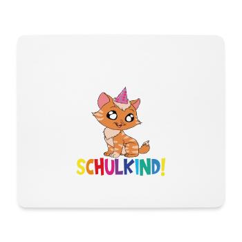 Schulkind 2024 Einschulung Schulanfang - Mousepad (Querformat) - Weiß - Vorne