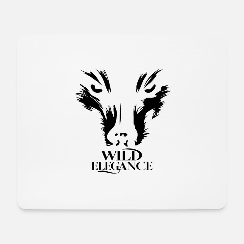 WILD ELEGANCE - Mouse Pad (horizontal) - white