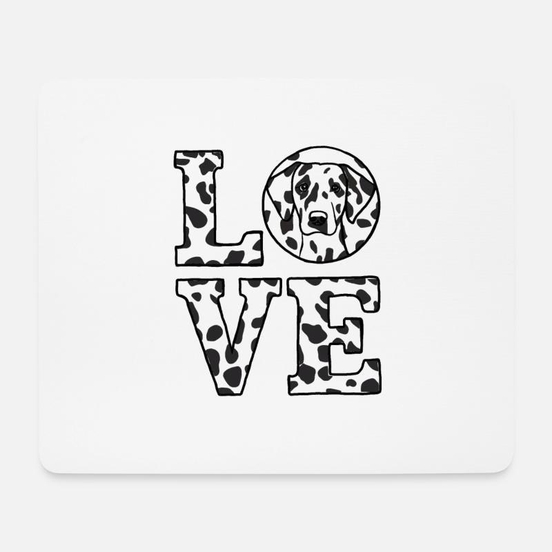 Hundefreund Hundebesitzer Geschenk Hund Liebe Idee - Mousepad (Querformat) - Weiß