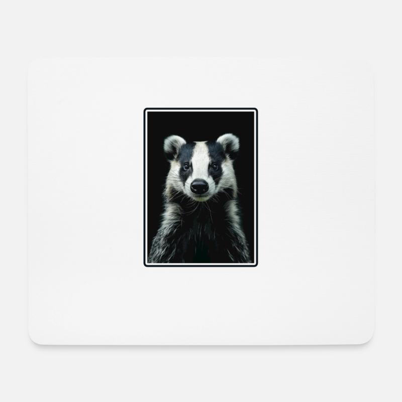 Badger Dachse Dachs - Mousepad (Querformat) - Weiß
