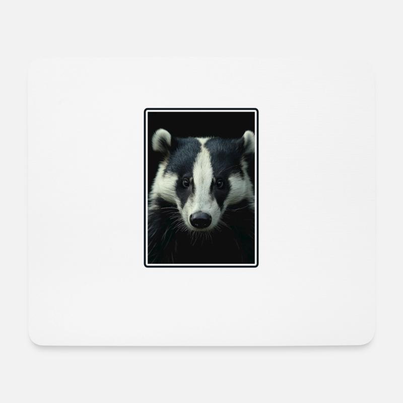 Badger Dachse Dachs - Mousepad (Querformat) - Weiß