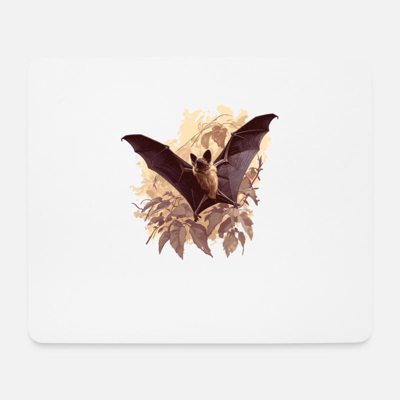 Bat Fledermäuse Fledermaus - Mousepad (Querformat) - Weiß
