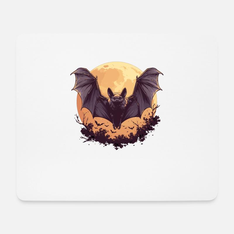 Bat Fledermäuse Fledermaus - Mousepad (Querformat) - Weiß