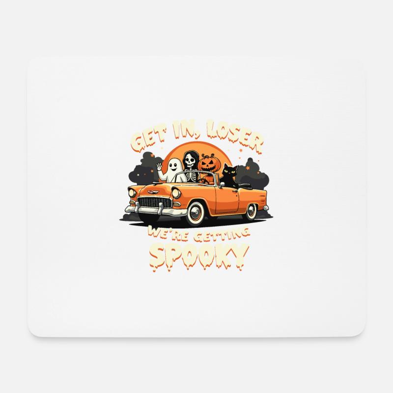 HALLOWEEN - Mousepad (Querformat) - Weiß