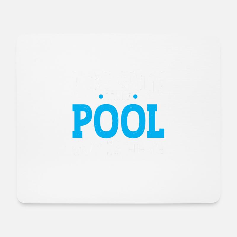 Pool Cleaner Keep Calm The Pool Guy Is Here - Mousepad (Querformat) - Weiß