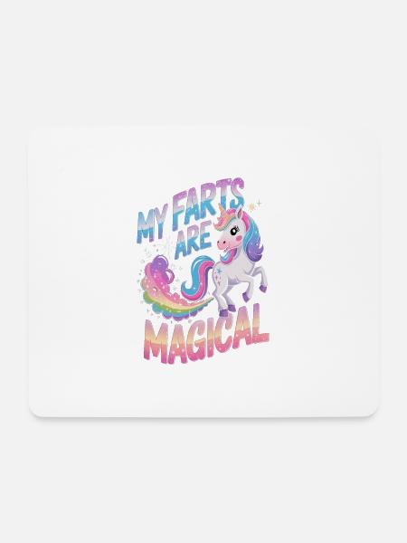 My Farts Are Magical 3 - Mousepad (Querformat) - Weiß