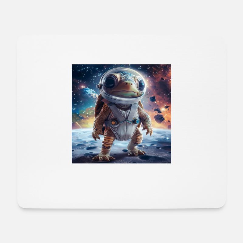 Schildkröte - Mousepad (Querformat) - Weiß