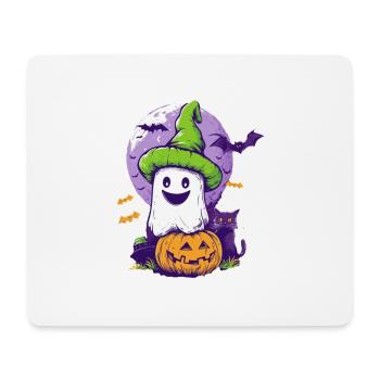 Cadeau d’Halloween Femmes Hommes Enfants Décoration - Tapis de souris (format paysage) - blanc - Devant