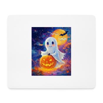 Cadeau d’Halloween Femmes Hommes Enfants Décoration - Tapis de souris (format paysage) - blanc - Devant