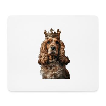 Cocker Spaniel - Tapis de souris (format paysage) - blanc - Devant