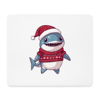 Hai Weihnachten Comic - Mousepad (Querformat) - Weiß - Vorne