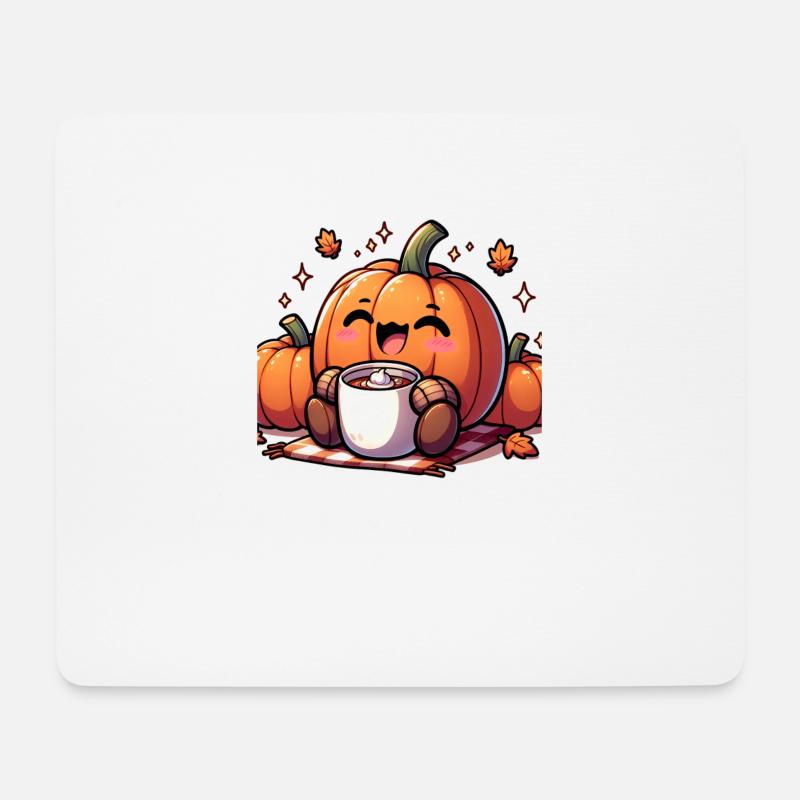 Pumpkin spice and everythings nice - Mouse Pad (horizontal) - white