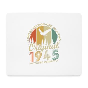 Original 1945 Vintage Vintage Birthday Gift - Mouse Pad (horizontal) - white - Front