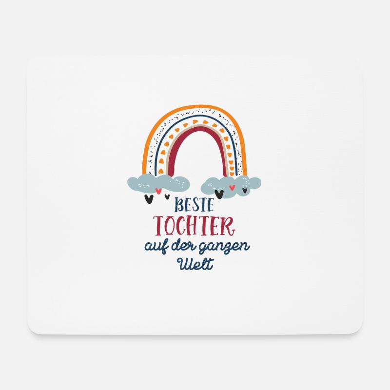 Tochter Bestes Kind Töchter Best Daughter - Mousepad (Querformat) - Weiß