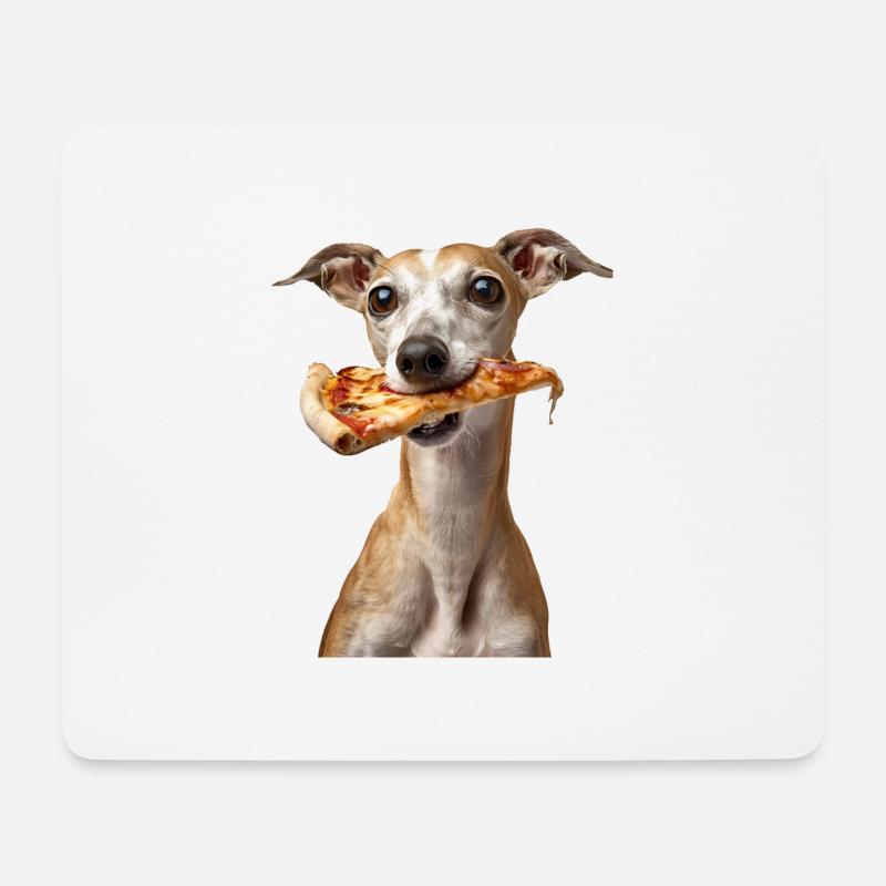Whippet - Mousepad (Querformat) - Weiß