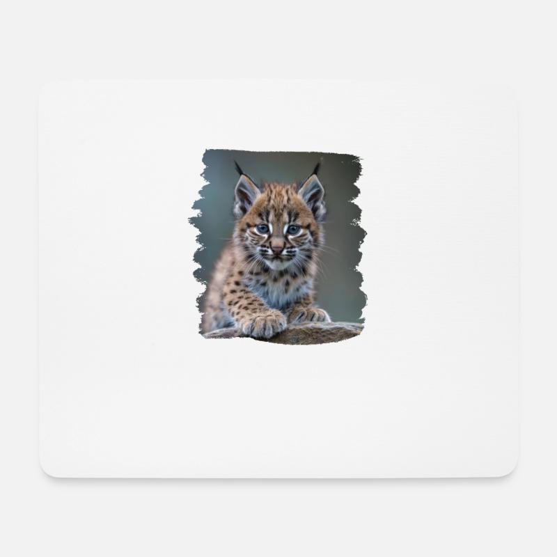 Bobcats Rotluchse Rotluchs Luchs - Mousepad (Querformat) - Weiß