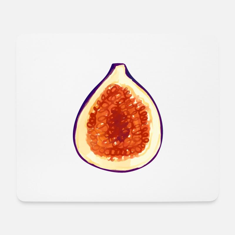 Feigen Kostüm Karneval Fasching Outfit Obst Feige - Mousepad (Querformat) - Weiß