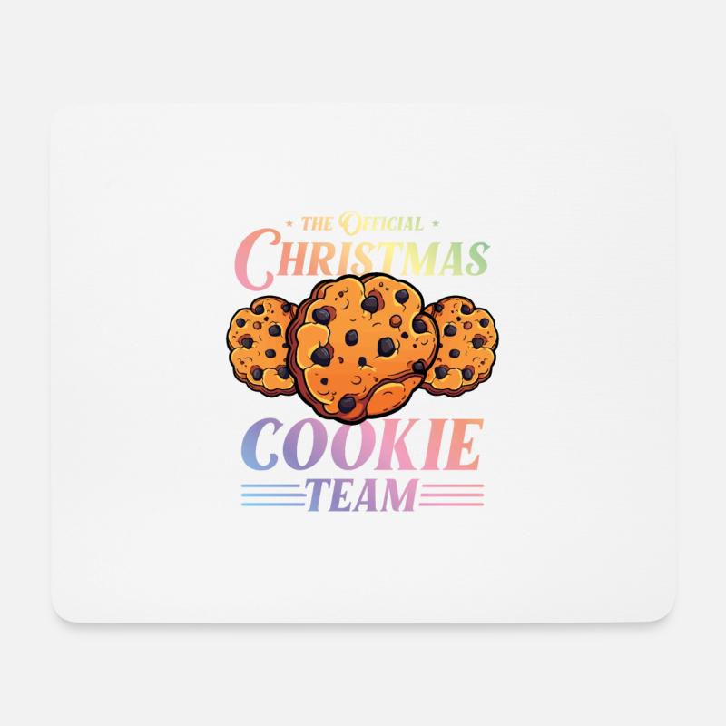 Weihnachten Kekse Backen Bunt - Mousepad (Querformat) - Weiß