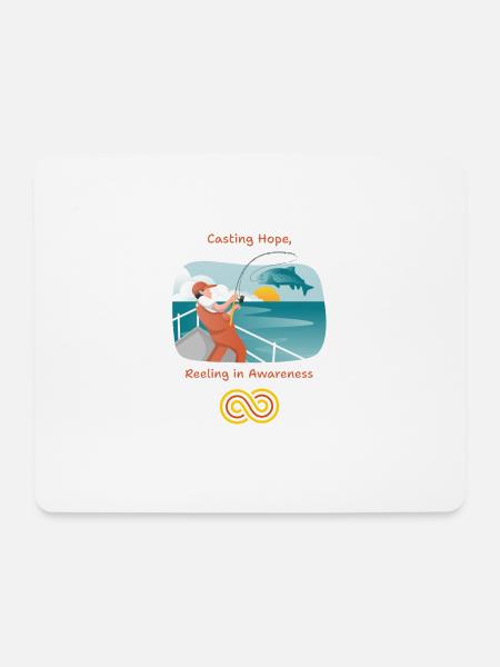 Casting Hope Taumeln im Bewusstsein - Mousepad (Querformat) - Weiß