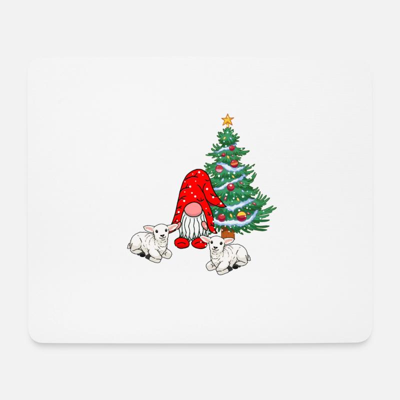 Nikolaus Weihnachtsmann Zwerge Wichtel Märchen - Mousepad (Querformat) - Weiß