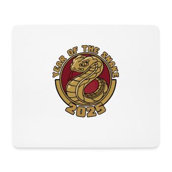 Chinesisches Jahr 2025 Jahr der Schlange - Mousepad (Querformat) - Weiß - Vorne