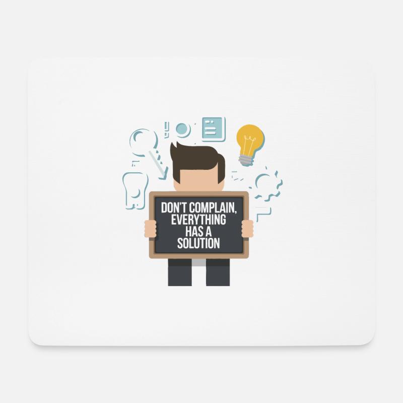 DON T BESCHWEREN SIE SICH - Mousepad (Querformat) - Weiß