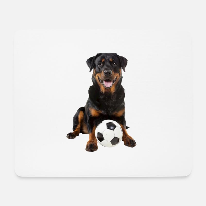 Rottweiler - Mousepad (Querformat) - Weiß