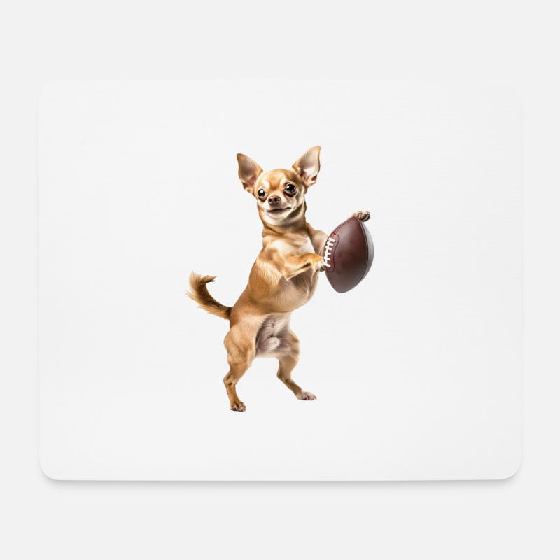Chihuahua - Mousepad (Querformat) - Weiß